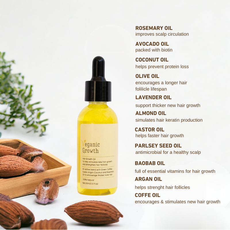 Veganic Growth™ Natural Hair Growth Oil