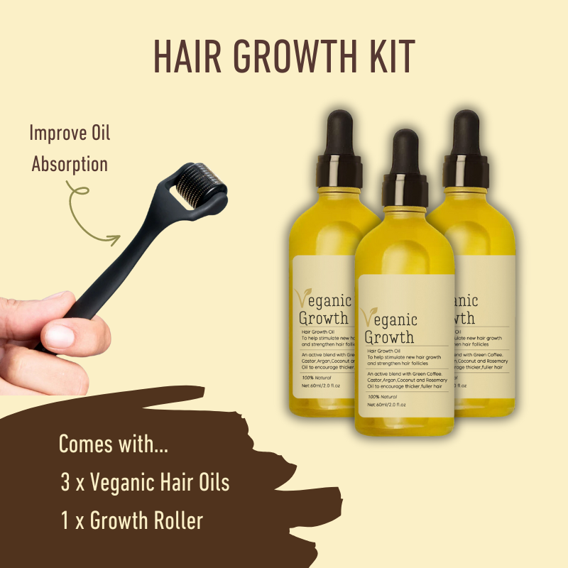 Veganic Growth™ Natural Hair Growth Oil (Offer 1)