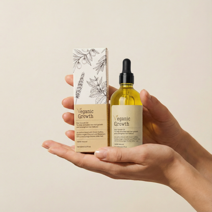 Veganic Growth™ Natural Hair Growth Oil - Full Treatment Bundle
